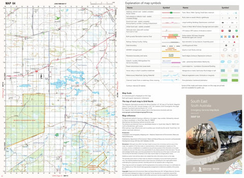 Mapland - Department for Environment and Water South East Map 64 digital map