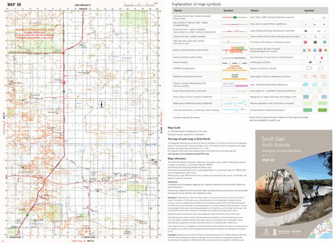 Mapland - Department for Environment and Water South East Map 68 digital map