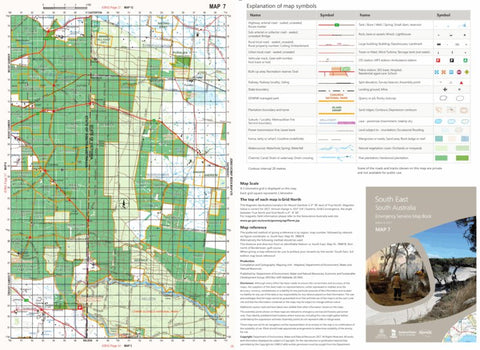 Mapland - Department for Environment and Water South East Map 7 digital map