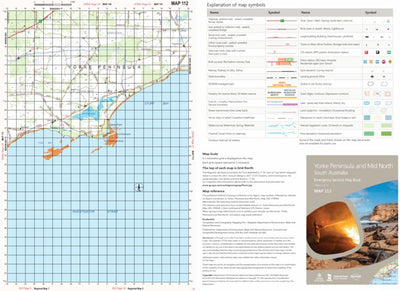 Mapland - Department for Environment and Water Yorke Peninsula and Mid North Map 112 digital map