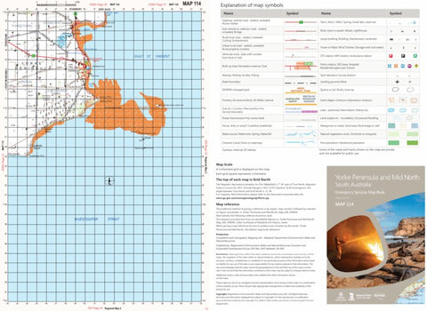Mapland - Department for Environment and Water Yorke Peninsula and Mid North Map 114 digital map
