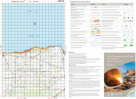 Mapland - Department for Environment and Water Yorke Peninsula and Mid North Map 140 digital map