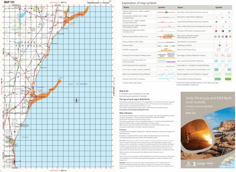 Mapland - Department for Environment and Water Yorke Peninsula and Mid North Map 143 digital map