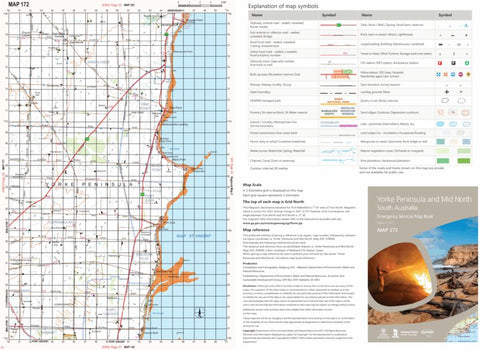 Mapland - Department for Environment and Water Yorke Peninsula and Mid North Map 172 digital map