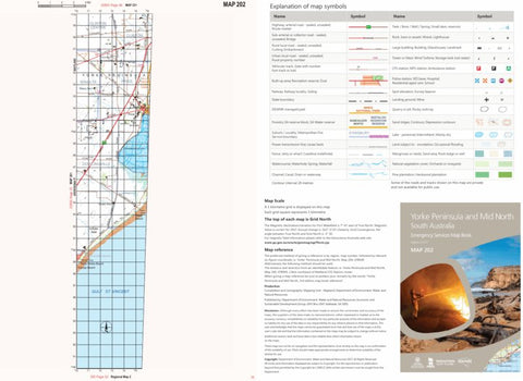 Mapland - Department for Environment and Water Yorke Peninsula and Mid North Map 202 digital map