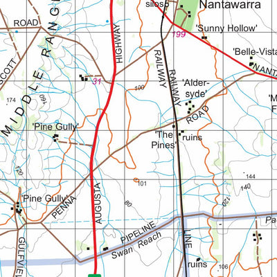 Mapland - Department for Environment and Water Yorke Peninsula and Mid North Map 233 digital map