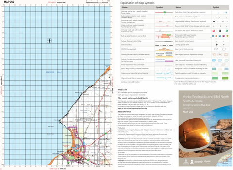 Mapland - Department for Environment and Water Yorke Peninsula and Mid North Map 262 digital map