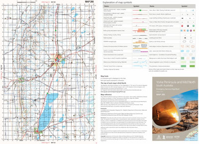Mapland - Department for Environment and Water Yorke Peninsula and Mid North Map 266 digital map
