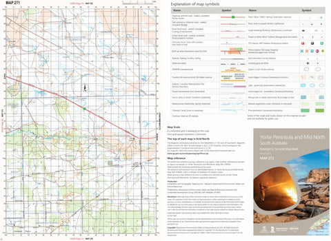 Mapland - Department for Environment and Water Yorke Peninsula and Mid North Map 271 digital map