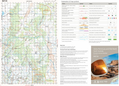 Mapland - Department for Environment and Water Yorke Peninsula and Mid North Map 335 digital map