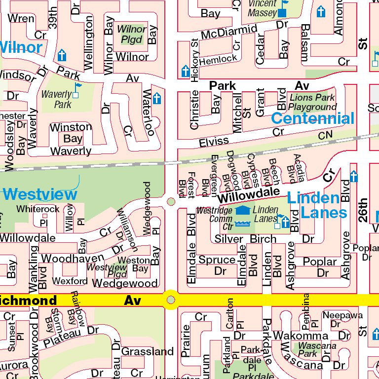 Brandon, MB Map by Mapmobility Corp. | Avenza Maps