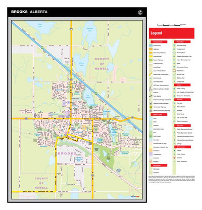 Mapmobility Corp. Brooks, AB digital map
