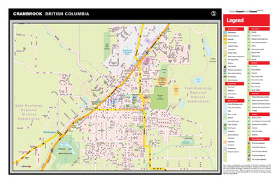 Mapmobility Corp. Cranbrook, BC digital map