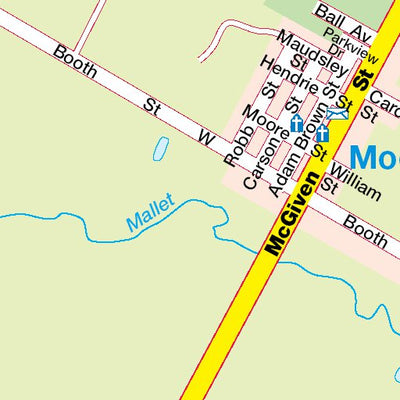 Mapmobility Corp. Moorefield, ON digital map