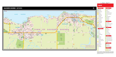 Mapmobility Corp. Saugeen Shores, ON digital map