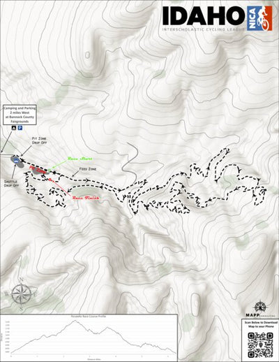 NICA Pocatello Race Map Preview 1