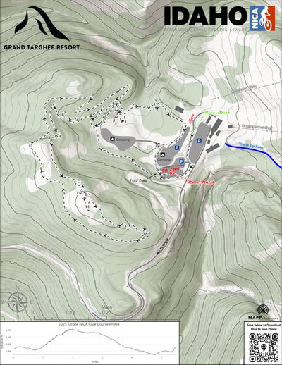 NICA Targhee Race Map 2025 Preview 1