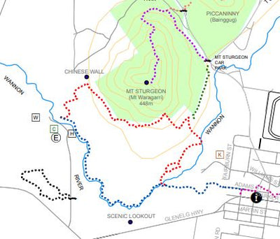 Mapping Services Australia Pty Ltd Dunkeld Walking Trails digital map