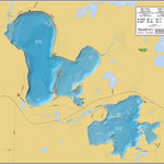 Mapping Specialists, Ltd Big & Little Arbor Vitae Lakes digital map