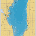 Mapping Specialists, Ltd Lake Winnebago digital map