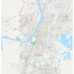 MapSherpa Kolkata, India digital map