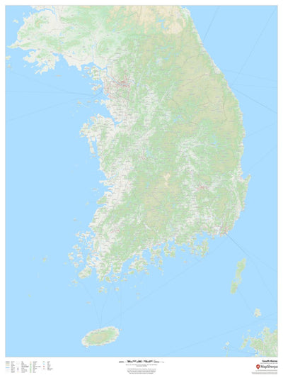 MapSherpa South Korea digital map