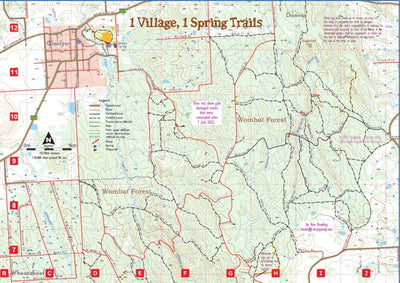 MapSport Cartographic 1 Village 1 Spring Trails digital map