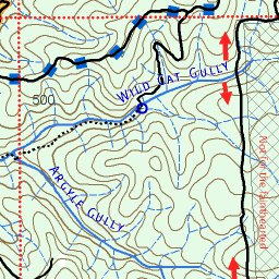 MapSport Cartographic Dry Diggings Daylesford - Hepburn digital map