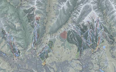 Mapsynergy Aspen Snowmass Resorts digital map