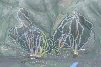 Mapsynergy Attitash Mountain Resort digital map
