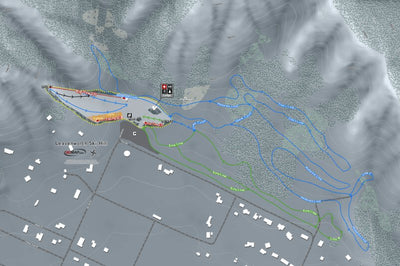 Mapsynergy Leavenworth Ski Hill Resort digital map