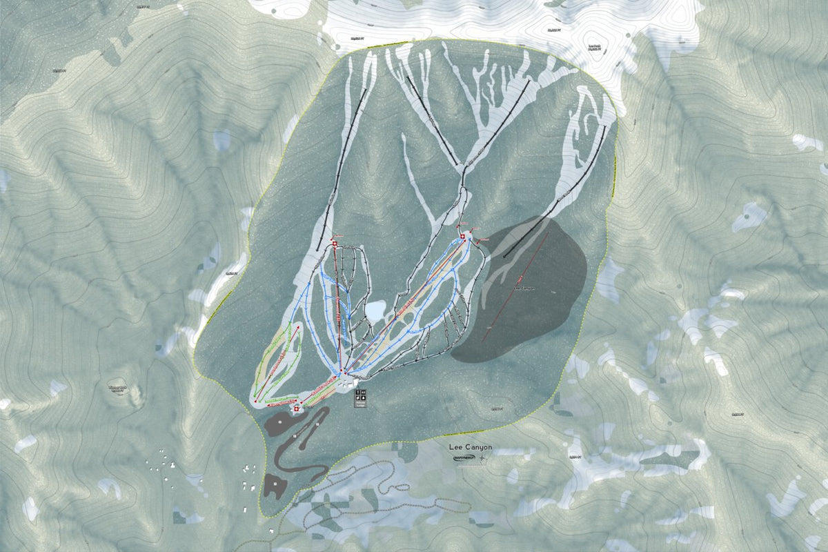 Lee Canyon Resort Map by Mapsynergy | Avenza Maps