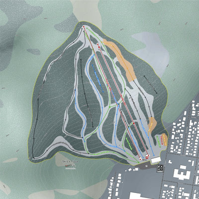 Mapsynergy Ski La Tuque Resort digital map