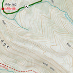 Mario Caceres TST - Map 10 of 14: Roads End to Ranger Meadow (Miles 150 - 172) digital map