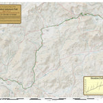 Mario Caceres TST - Map 14 of 14:: Little Whitney Meadow to Cottonwood Pass TH (Miles 232 - 250) digital map