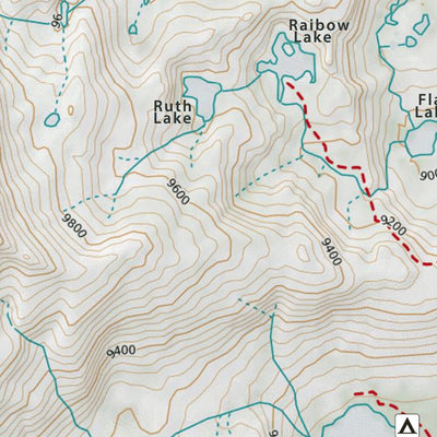 Mario Caceres TST - Map 2 of 14: Merced Pass to Fernandez Trailhead (Miles 14-30) digital map