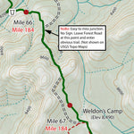 Mario Caceres TST - Map 5 of 14: Sample/Rattlesnake TH to Rock Meadow (Miles 59 - 73) digital map