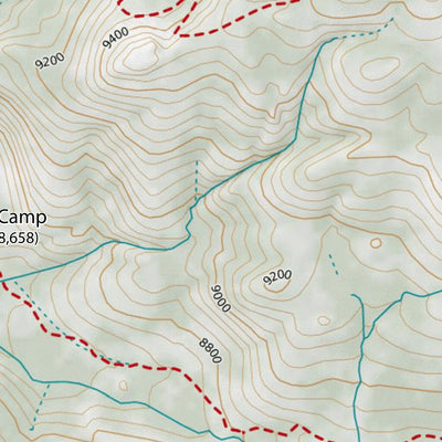 Mario Caceres TST - Map 7 of 14:Meadow Brook to Crown Valley (Miles 93 - 107) digital map