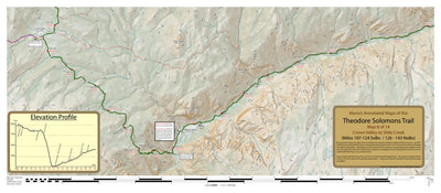 Mario Caceres TST - Map 8 of 14: Crown Valley to Slide Creek (Miles 107 - 124) digital map
