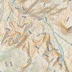 Mario Caceres TST - Map 8 of 14: Crown Valley to Slide Creek (Miles 107 - 124) digital map