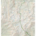 Mario Caceres TST - Map 9 of 14: Slide Creek to Roads End (Miles 124 - 150) digital map
