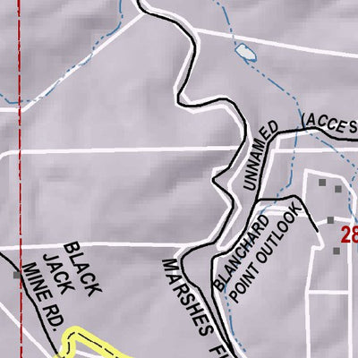 Mariposa County Mariposa Road Atlas Grid Page #023 digital map