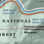 Mariposa County Mariposa Road Atlas Grid Page #050 digital map