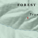 Mariposa County Mariposa Road Atlas Grid Page #051 digital map