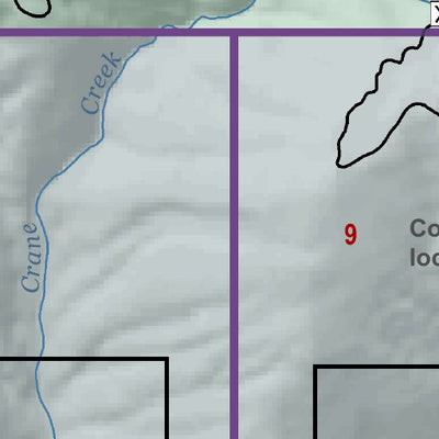 Mariposa County Mariposa Road Atlas Grid Page #053 digital map