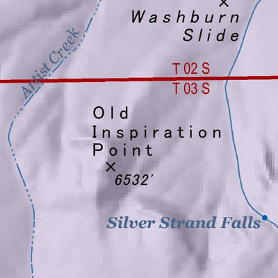 Mariposa County Mariposa Road Atlas Grid Page #055 digital map