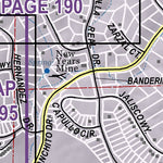 Mariposa County Mariposa Road Atlas Grid Page #059 digital map
