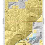 Mariposa County Mariposa Road Atlas Grid Page #067 digital map