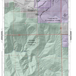 Mariposa County Mariposa Road Atlas Grid Page #072 digital map