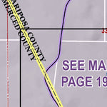 Mariposa County Mariposa Road Atlas Grid Page #075 digital map